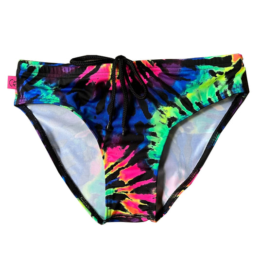 Men's V-cut Training Brief - Tie Dye