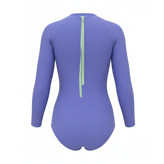 Mid Sleeve Surf Suit - Soft Purple