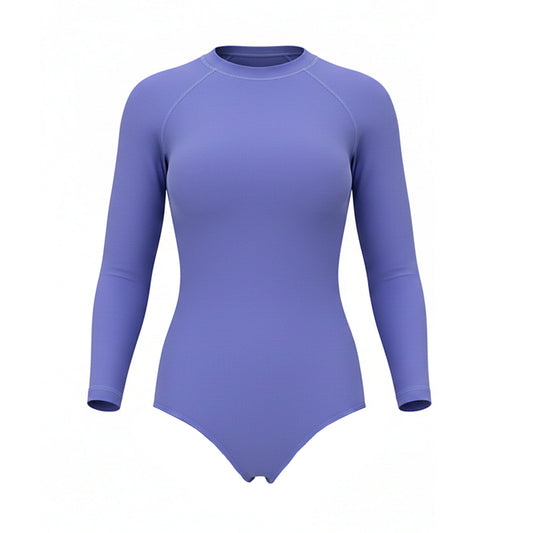 Mid Sleeve Surf Suit - Soft Purple